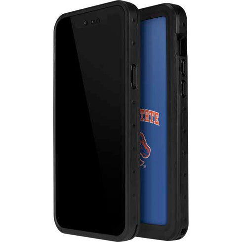Boise State University Collegiate Text iPhone 15 Plus Waterproof Case